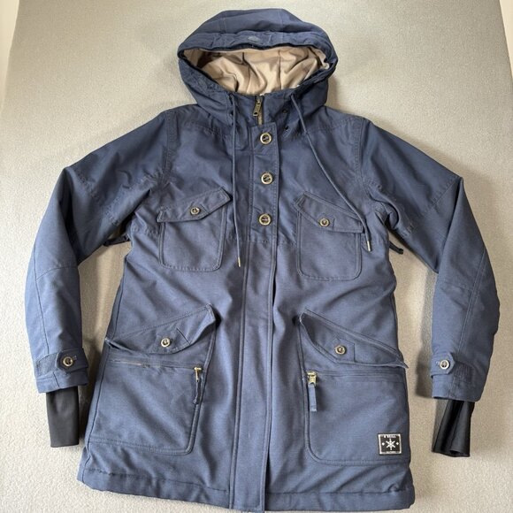 O'Neill Men's Utility Hyperdry 10K Jacket Ski Snow Outerwear Coat Blue Insulated - Picture 1 of 16